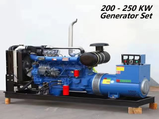 200組のKWの世帯のためのディーゼル発電機セットの開いたディーゼル発電機